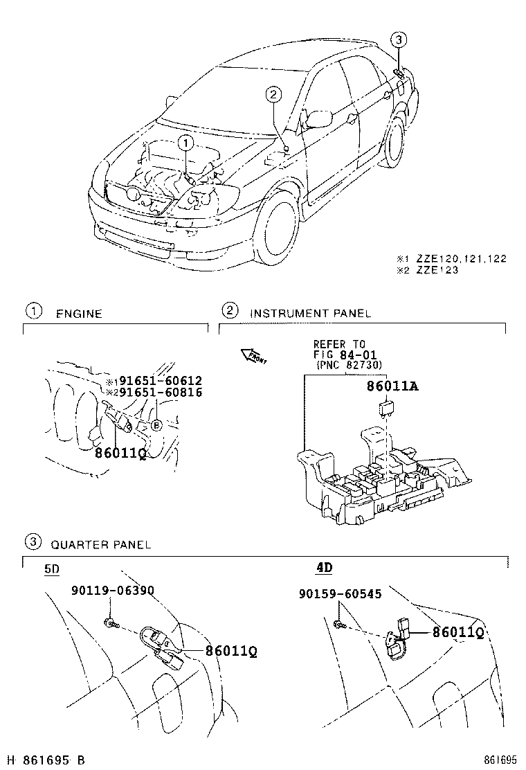 86212-02150 BRACKET, RADIO, NO.2 product image