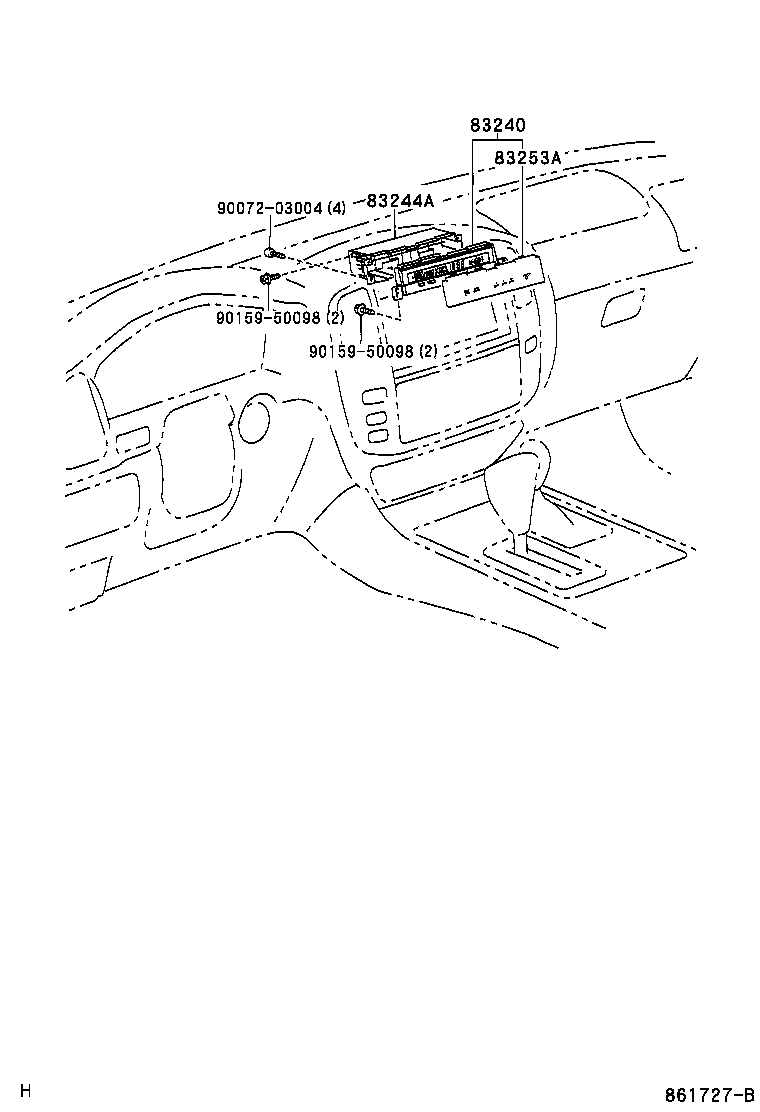 86111-60240 MULTI-DISPLAY product image