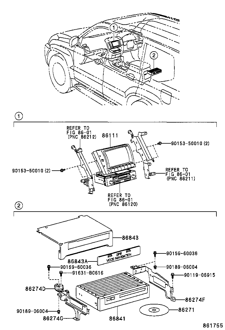 86111-60102 MULTI-DISPLAY product image