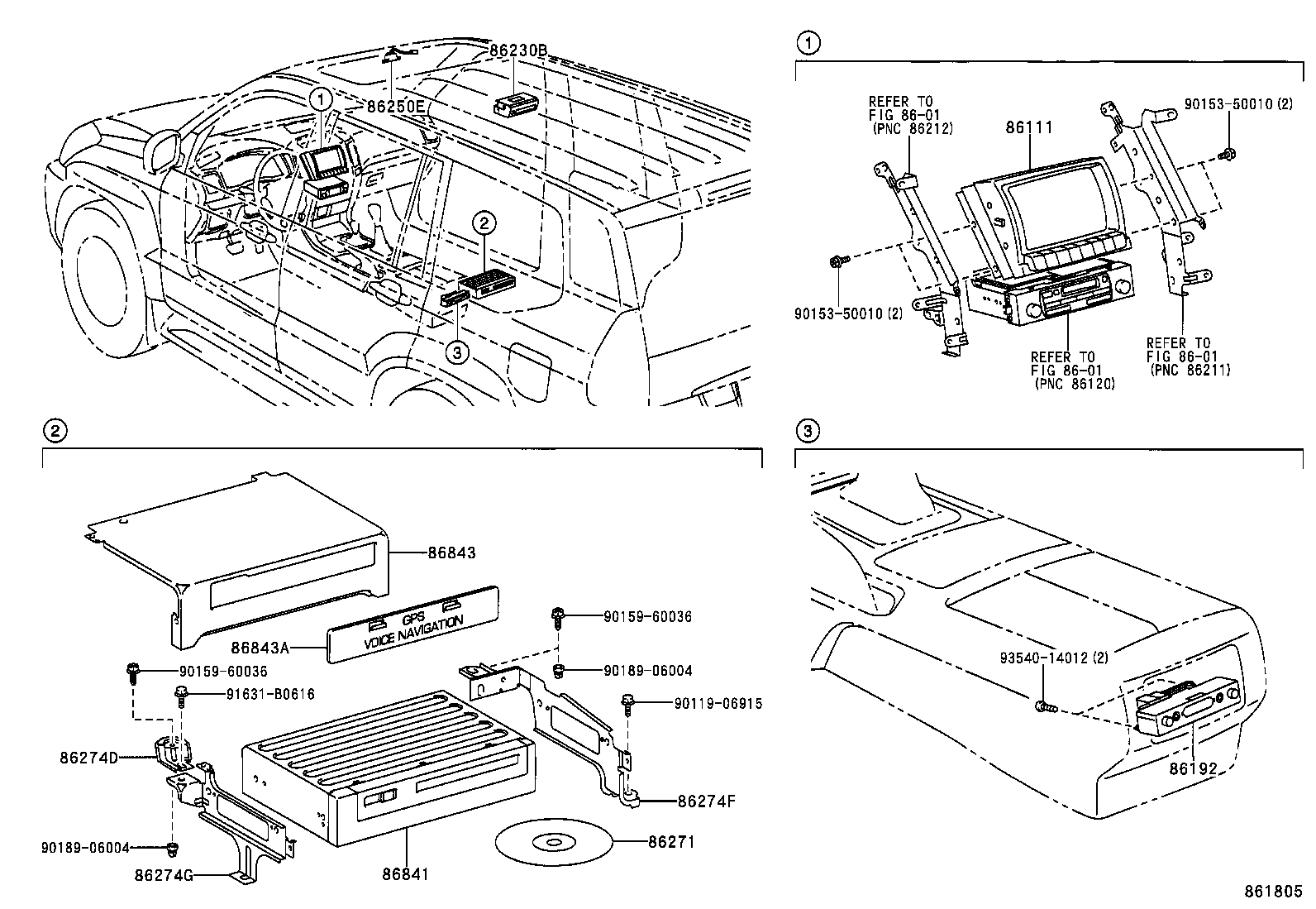 86111-60120 MULTI-DISPLAY product image