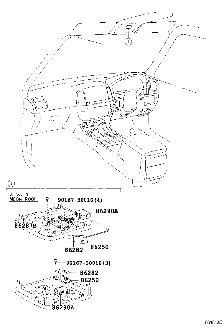 86212-60090 BRACKET, RADIO, NO.2 product image