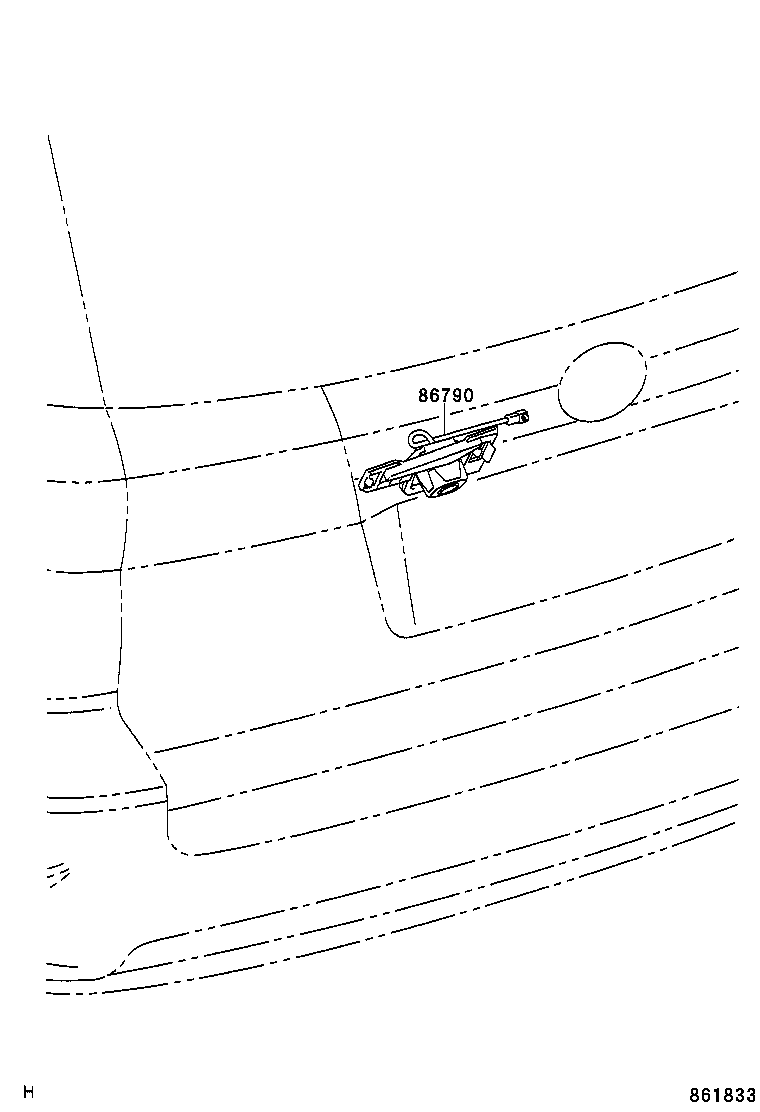 86790-45010 CAMERA ASSY, TELEVISION product image