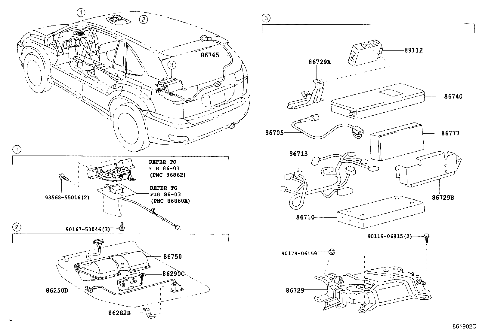 Toyota 86729-48050 BRACKET, MOBILEPHONE