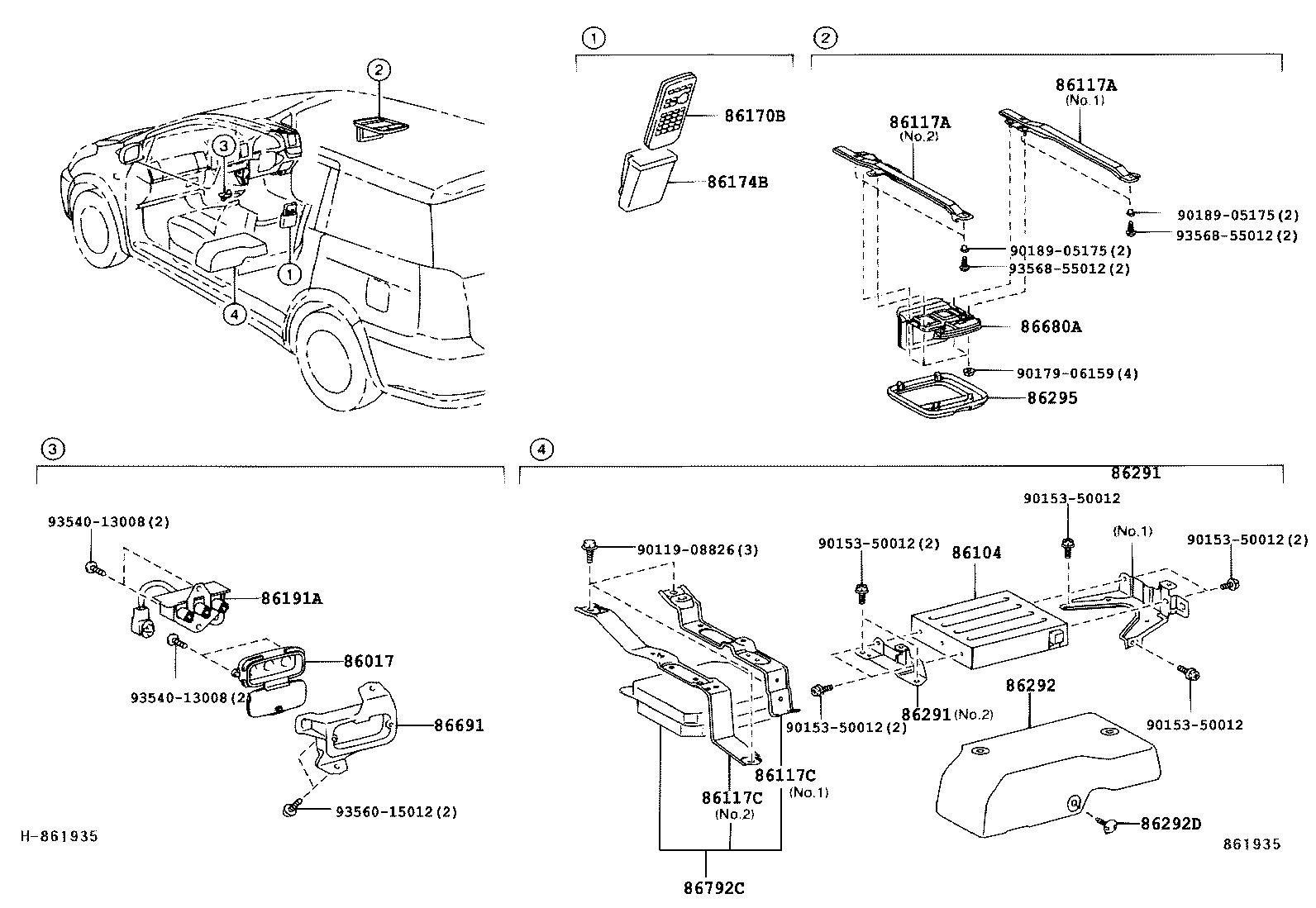 86170-28060 SWITCH & VOLUME ASSY, TELEVISION product image