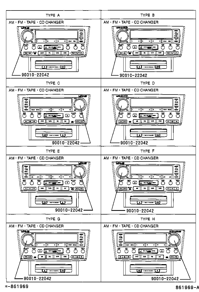 86180-50240 TUNER ASSY, STEREO COMPONENT product image