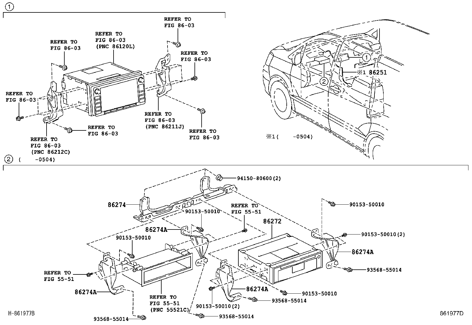 86285-58090 BRACKET, AMPLIFIER, NO.1 product image