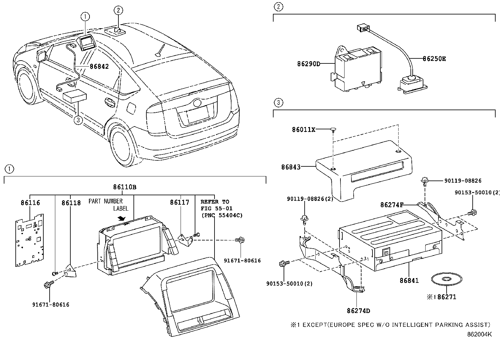 86271-33070 DISC, DISC PLAYER product image