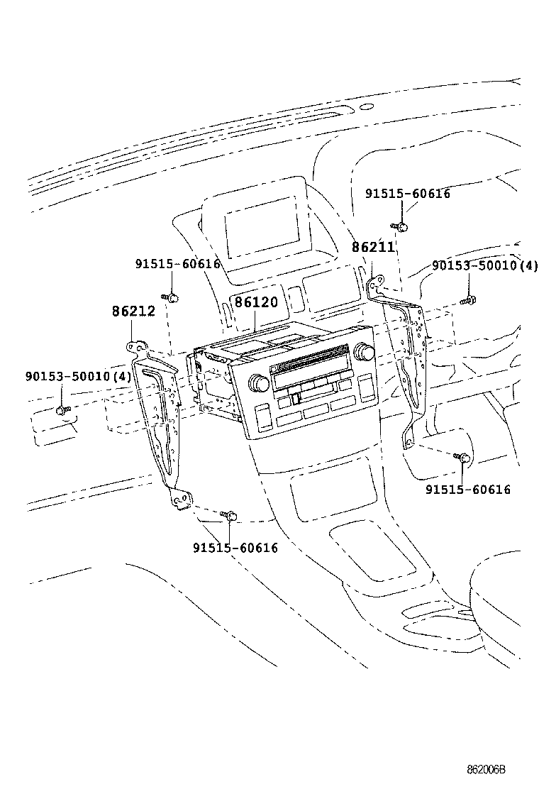 86120-2B700 RECEIVER ASSY, RADIO product image