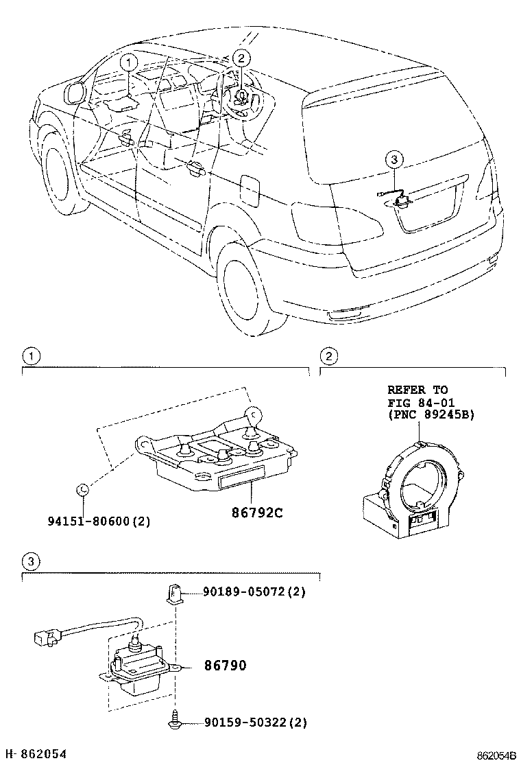 86792-44090 COMPUTER, PARKING ASSIST product image
