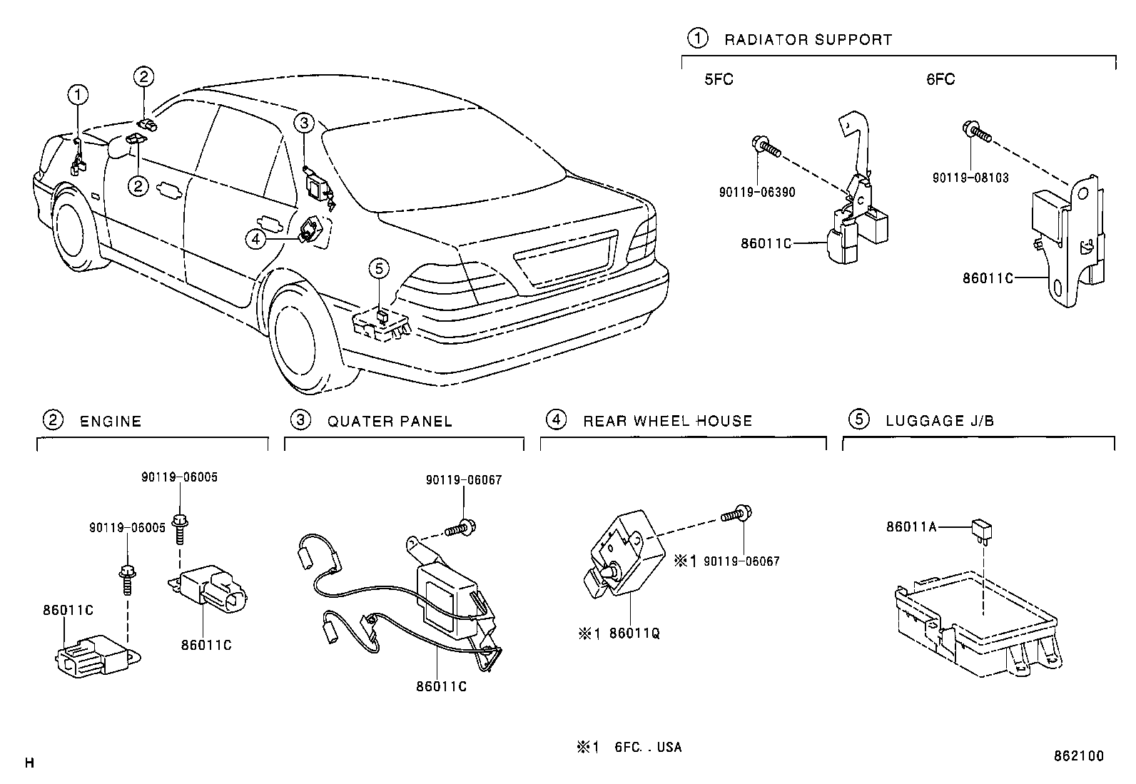 86120-AA150 RECEIVER ASSY, RADIO product image
