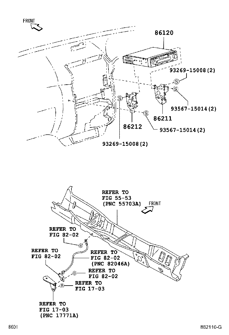 86180-BZ080 TUNER ASSY, STEREO COMPONENT product image