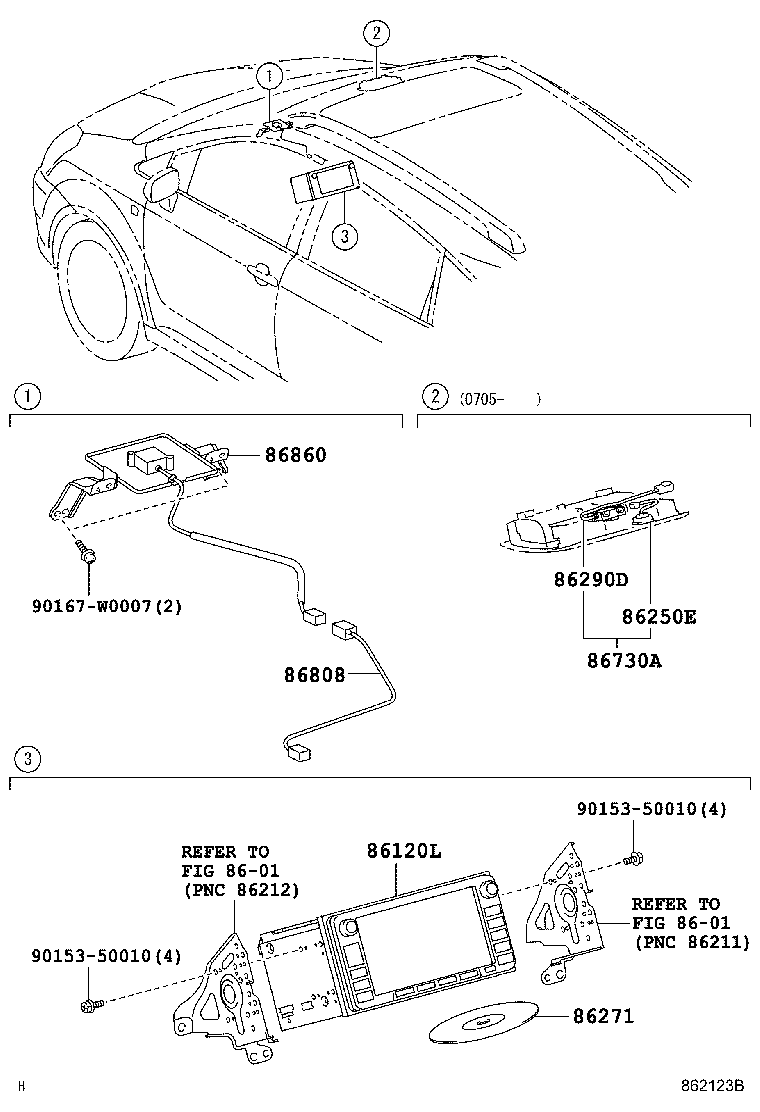 86250-64010 MICROPHONE ASSY, AMPLIFIER product image