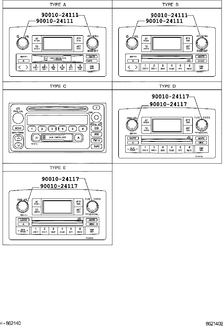 86211-12370 BRACKET, RADIO, NO.1 product image