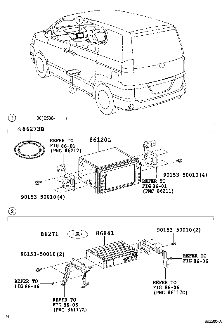 86100-28063 RECEIVER ASSY, NAVIGATION product image