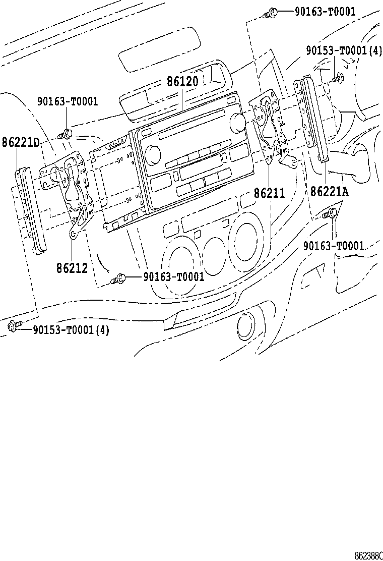 90011-25153 KNOB, RADIO RECEIVER SWITCH product image