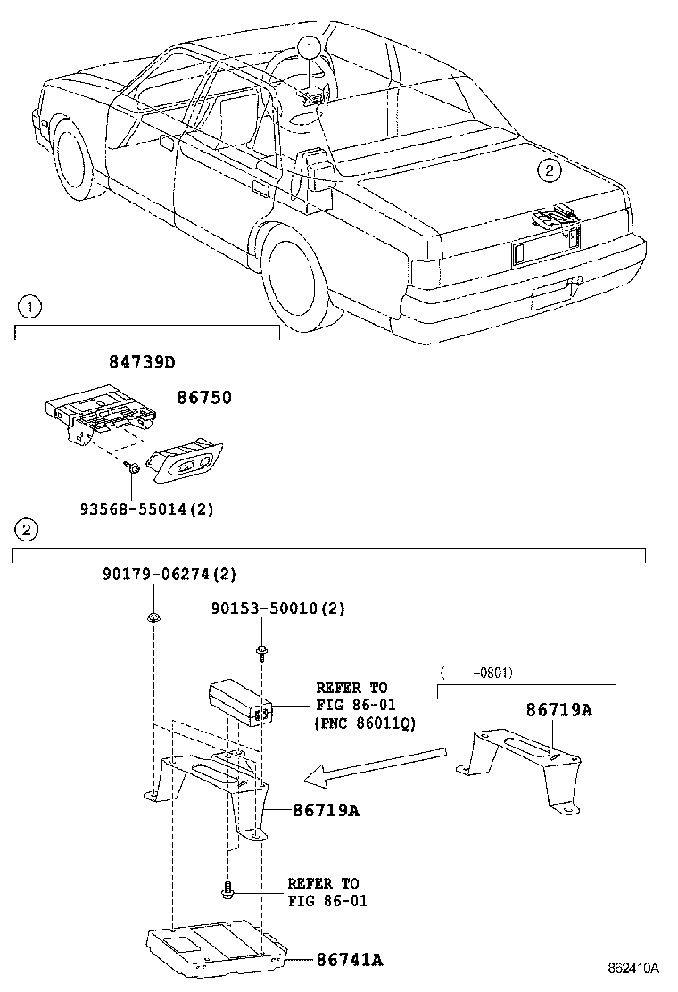 86730-40020 MICROPHONE ASSY, TELEPHONE product image