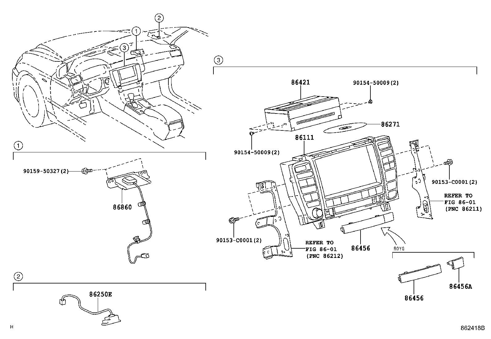 86111-30371 MULTI-DISPLAY product image