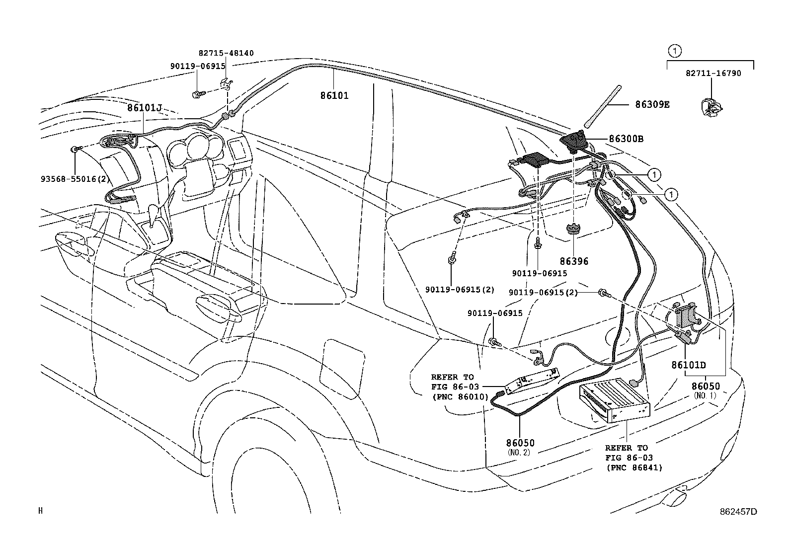 86101-48610 CORD SUB-ASSY, ANTENNA product image