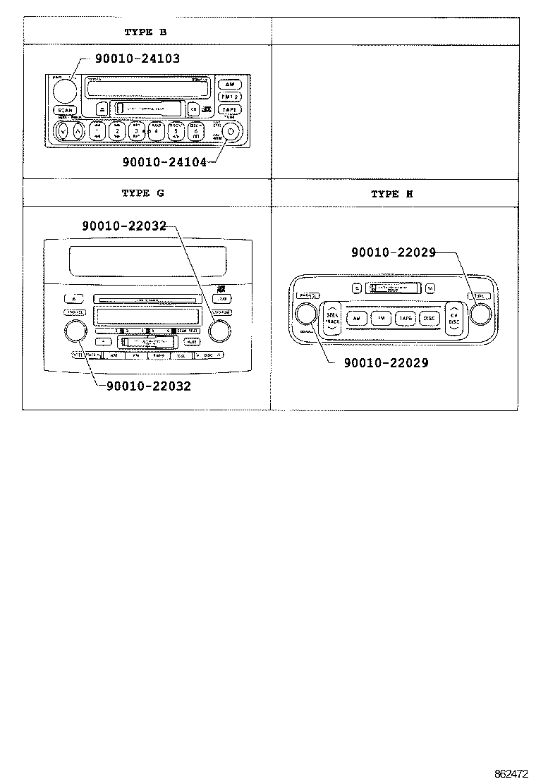 86280-60240 AMPLIFIER ASSY, STEREO COMPONENT product image