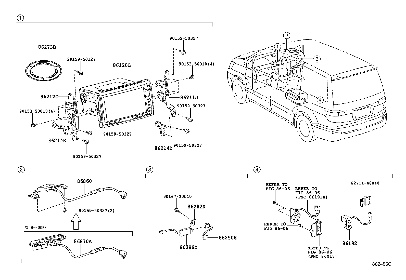 86211-58030 BRACKET, RADIO RECEIVER, NO.1 product image