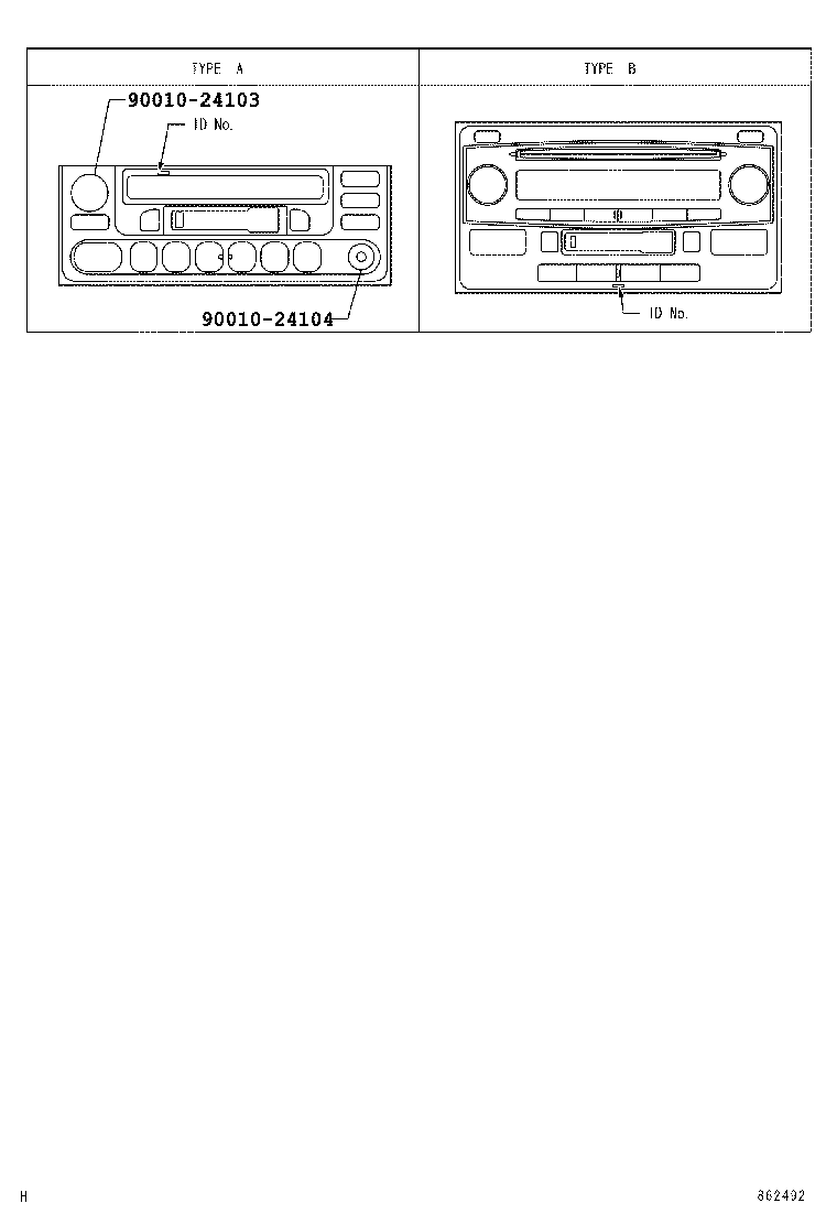 86211-52091 BRACKET, RADIO, NO.1 product image