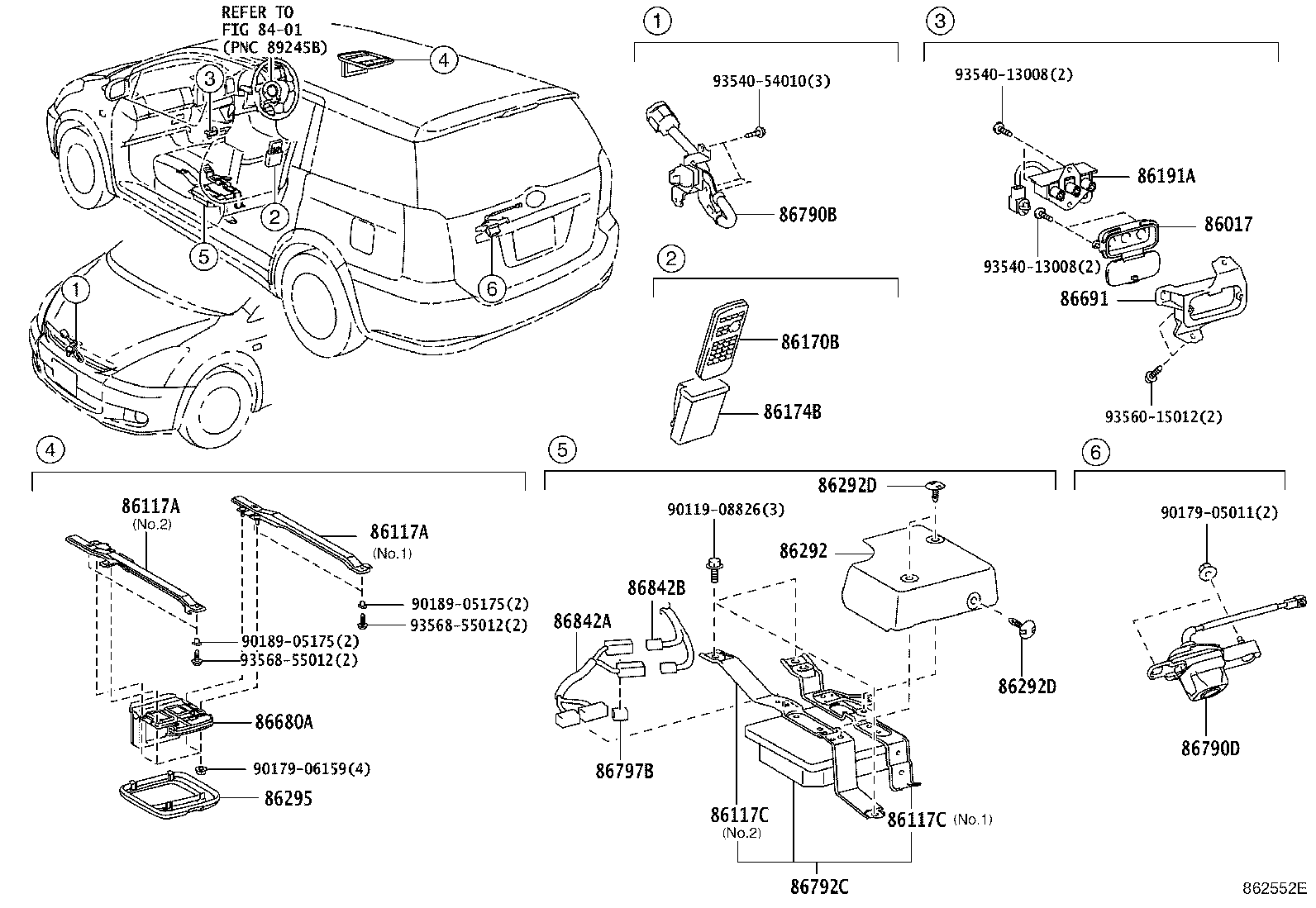 86170-28060 SWITCH & VOLUME ASSY, TELEVISION product image