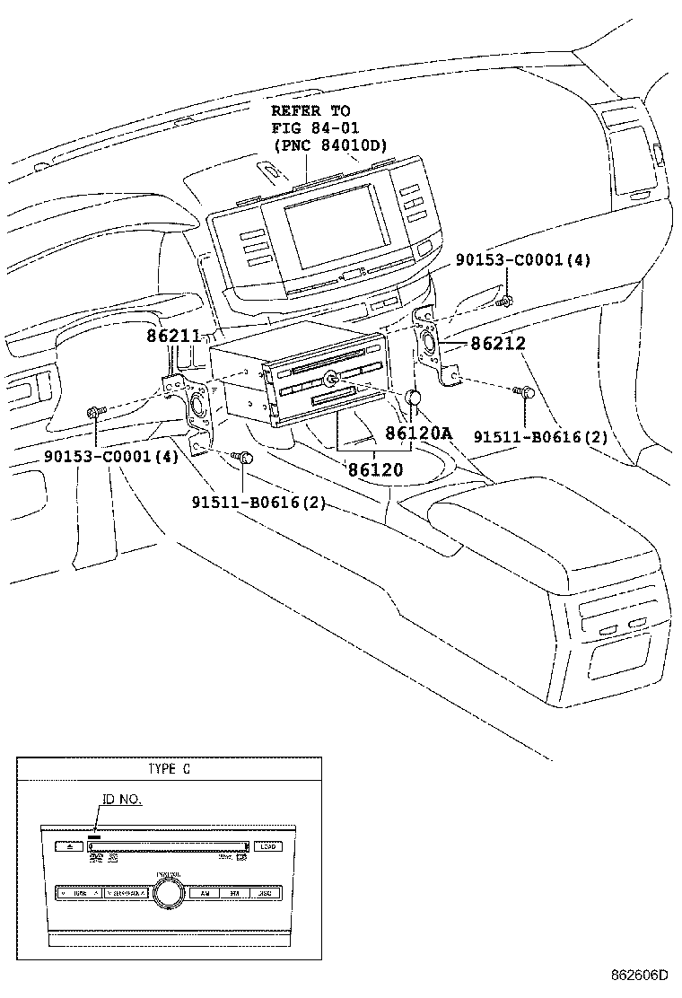 90011-25137 KNOB, RADIO RECEIVER SWITCH product image