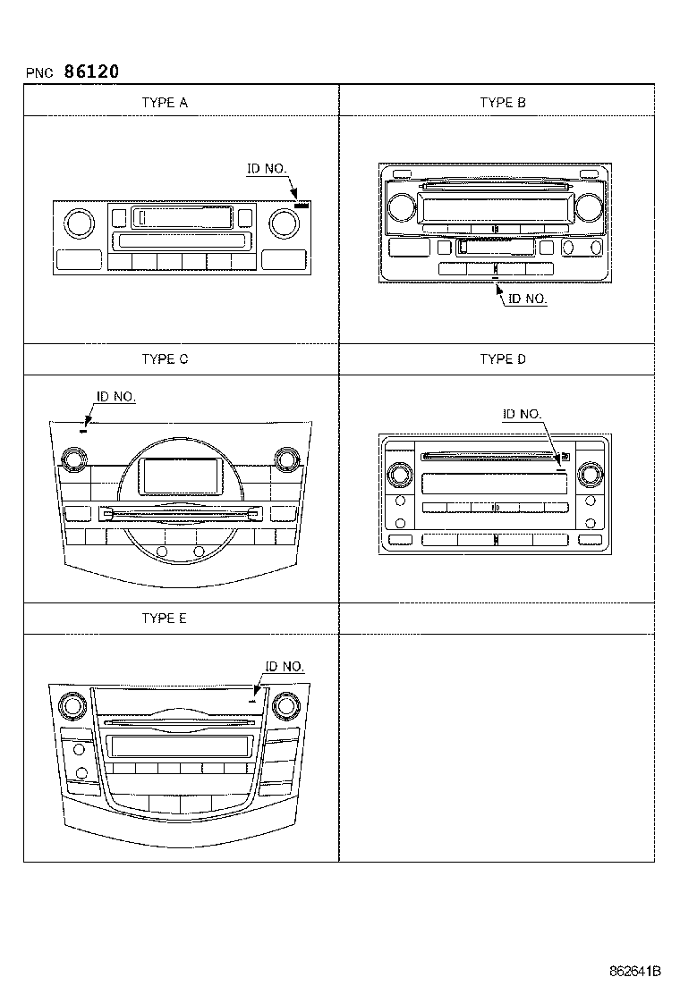 90010-24135 KNOB, RADIO RECEIVER SWITCH product image