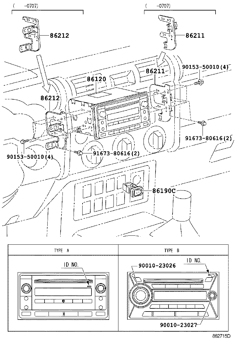 Toyota 86516-28030 CONDENSER, RADIO SETTING