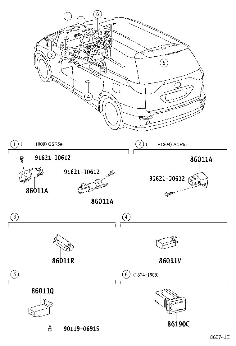 86285-28170 BRACKET, AMPLIFIER, NO.1 product image