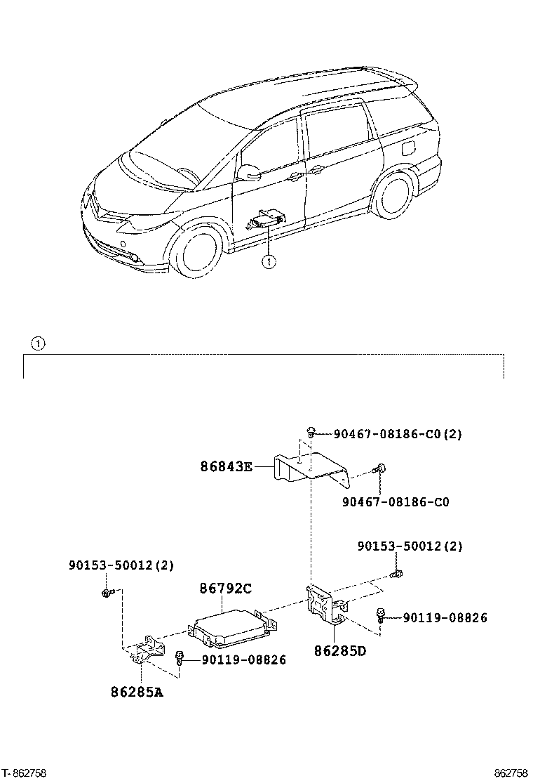 86174-58010 CASE, SWITCH & VOLUME product image