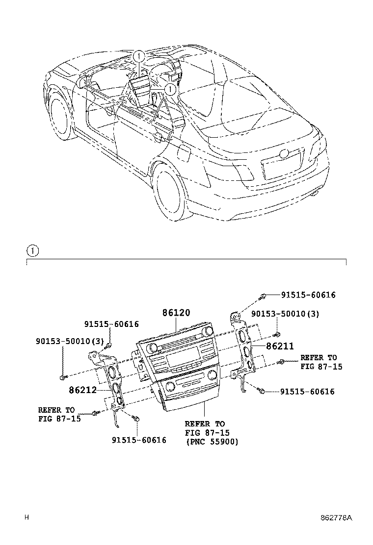 86120-33D30 RECEIVER ASSY, RADIO product image