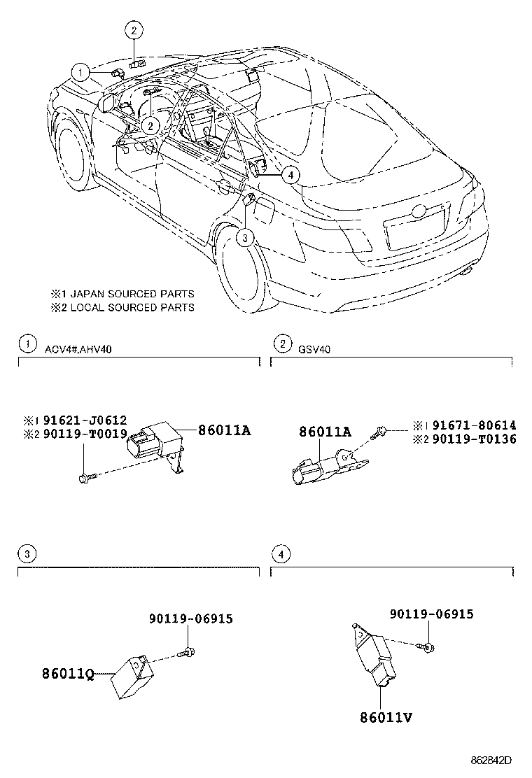 86212-06060 BRACKET, RADIO, NO.2 product image