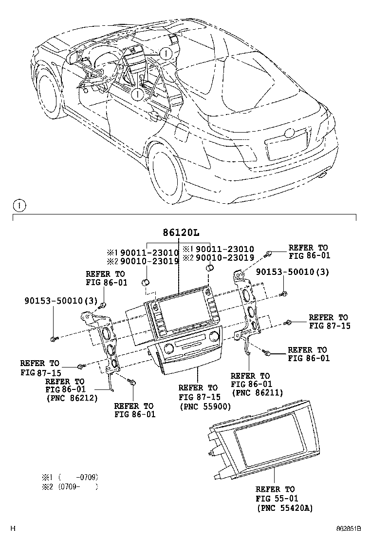 86860-33150 ANTENNA ASSY, NAVIGATION product image