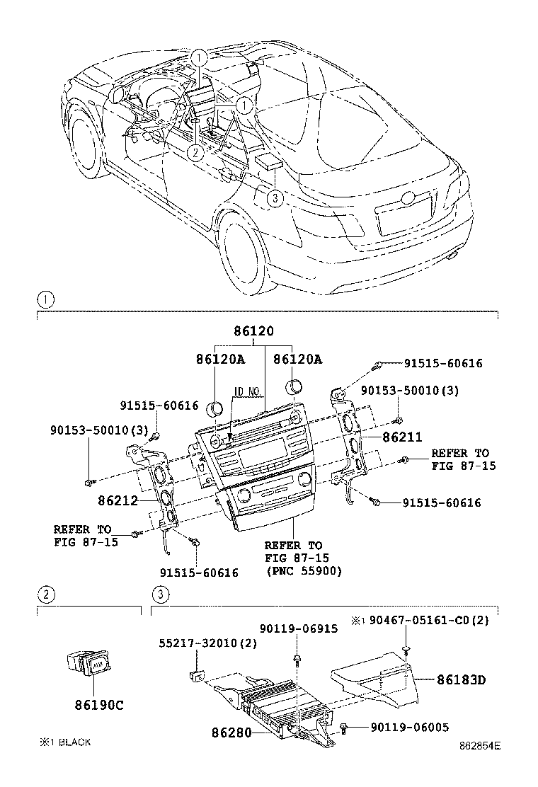 86120-33D20 RECEIVER ASSY, RADIO product image