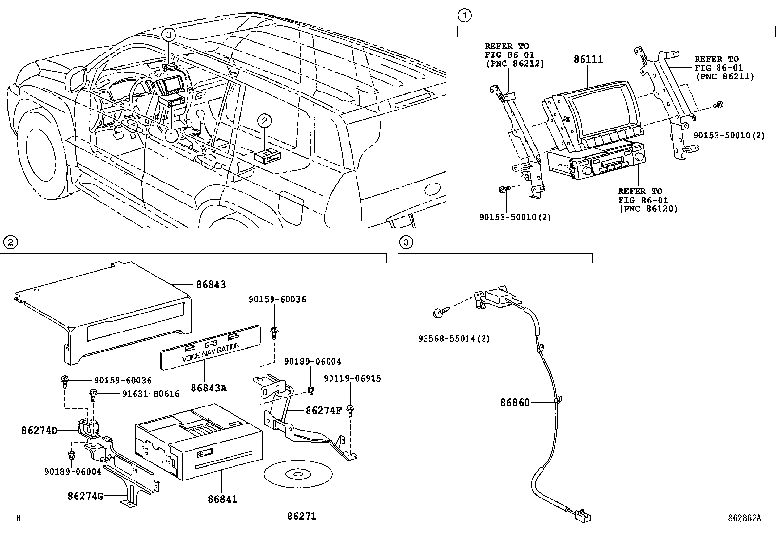 86804-60020 COVER, NAVIGATION COMPUTER product image