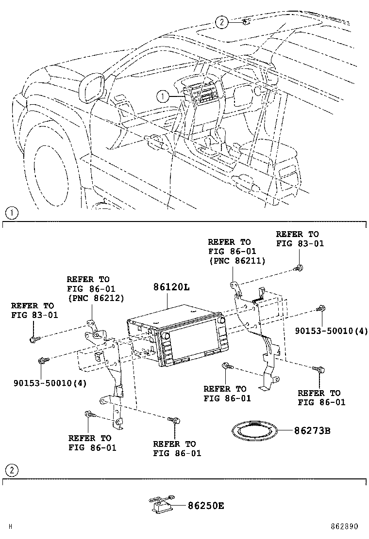 86111-60080 MULTI-DISPLAY product image