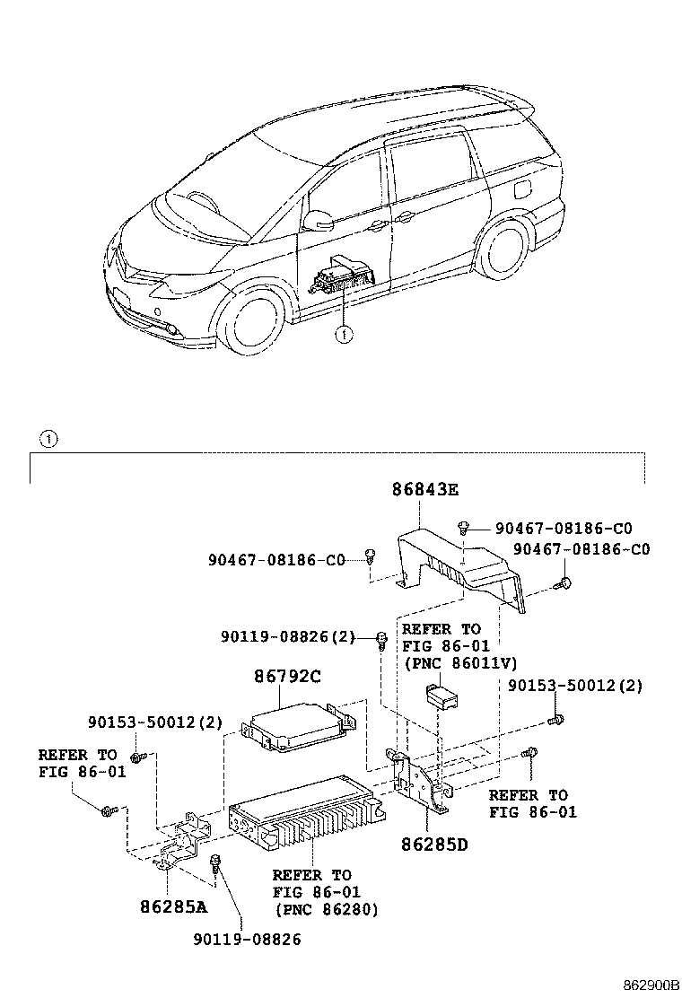 86792-28240 COMPUTER, PARKING ASSIST product image