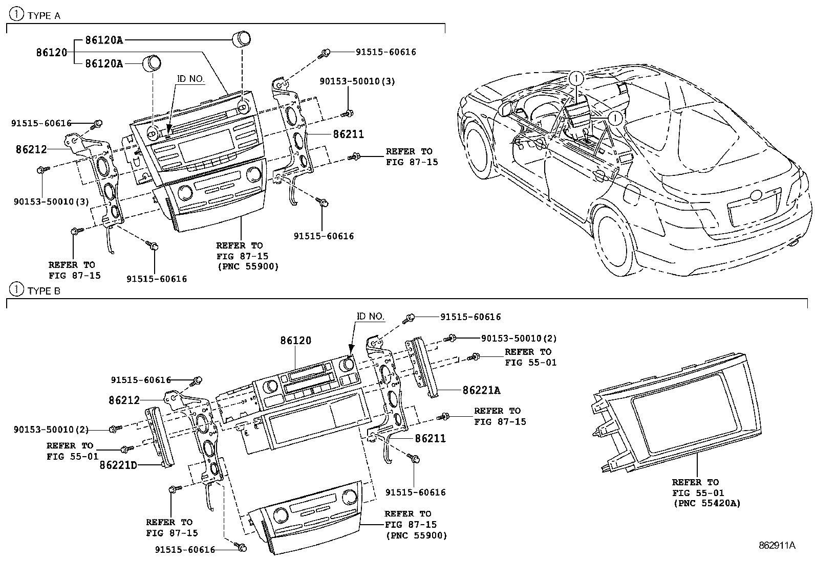86286-06010 BRACKET, AMPLIFIER, NO.2 product image