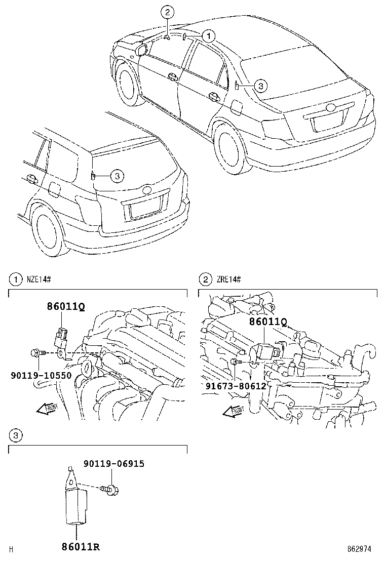 86211-12420 BRACKET, RADIO, NO.1 product image