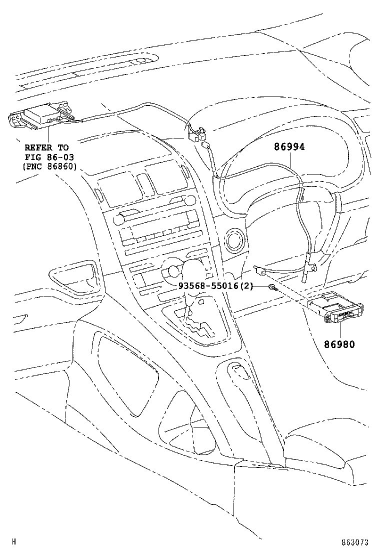 86994-12020 WIRE, TOLL COLLECTION ANTENNA product image