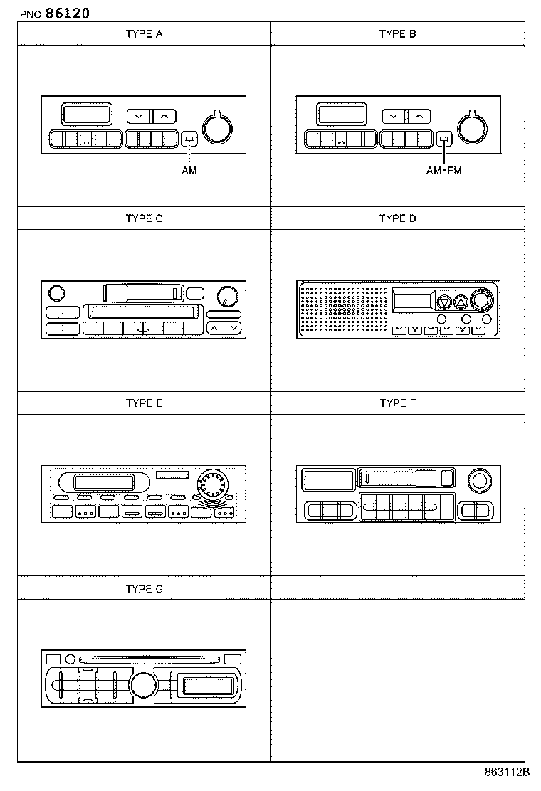 86120-37140 RECEIVER ASSY, RADIO product image
