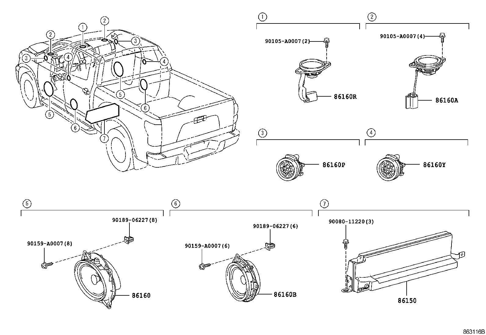 Thumbnail 4 for 86160-0C130