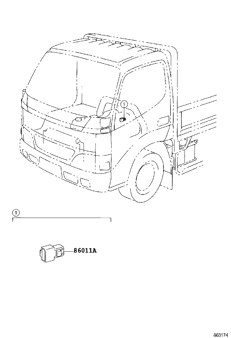 86120-37230 RECEIVER ASSY, RADIO product image
