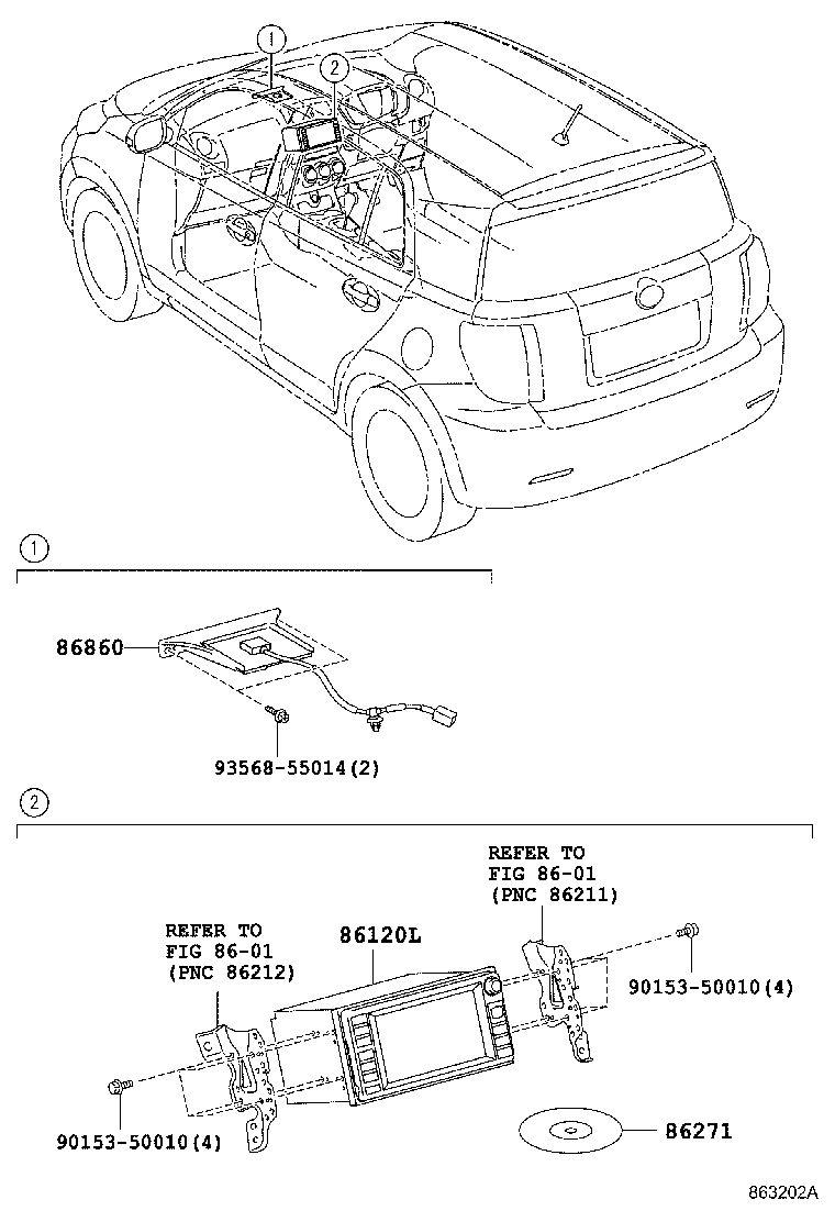86271-13067 DISC, DISC PLAYER product image