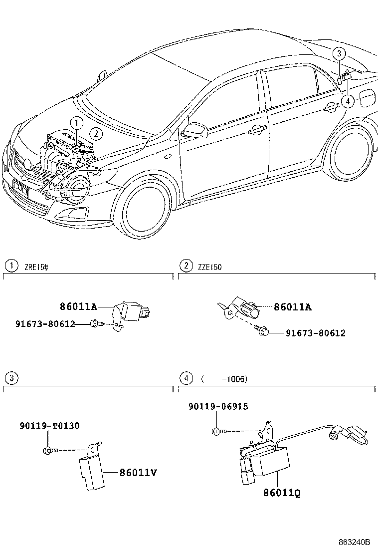 86120-02B90 RECEIVER ASSY, RADIO product image