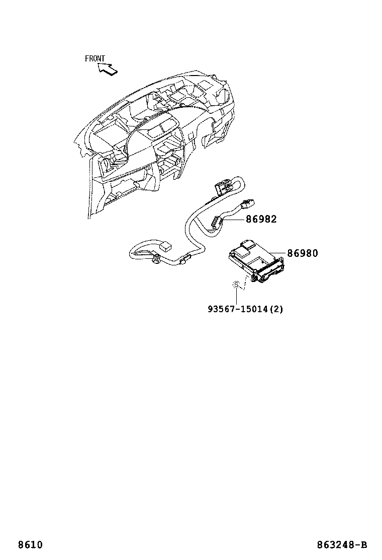 86982-B1010 WIRE, TOLL COLLECTION product image