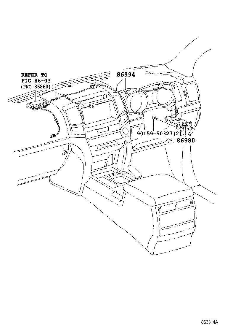 86994-60010 WIRE, TOLL COLLECTION ANTENNA product image