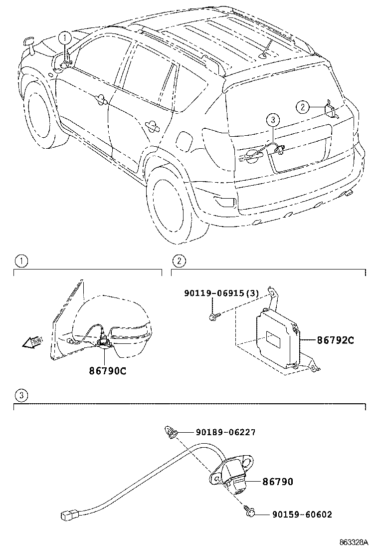 86792-42010 COMPUTER, PARKING ASSIST product image