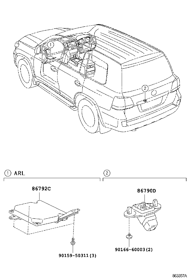 86170-60110 SWITCH & VOLUME ASSY, TELEVISION product image